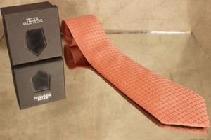 Brand New Never Worn Peter Valentine Pink Salmon Tie - Picture 1 of 6