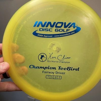 MINT 175g Innova Champion TeeBird Distance Driver Ken Climo 12x Champ Disc Golf  - Image 1 of 2