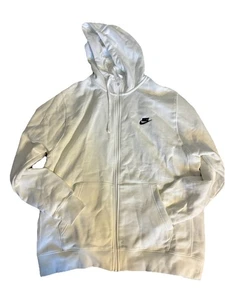 Men’s Nike Zip Up Hoodie - Size XXL - White - Picture 1 of 2