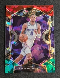 2020 Panini Select Tyrese Halliburton #72 Rookie Red White Green Cracked Ice - Bild 1 von 2