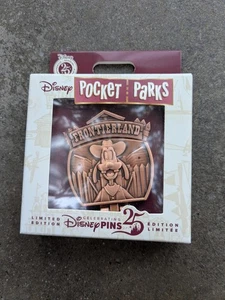 Prendedor Goofy Frontierland 2025 Parques de Bolsillo Parques Disney LE Bisagras - Imagen 1 de 1
