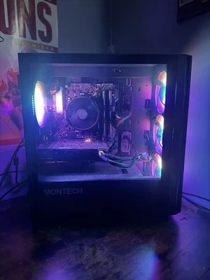 Пользовательский игровой ПК Ryzen 5, RX 6600, 16 ГБ RAM, 1 ТБ M.2 NVMe твердотельный накопитель - Изображение 1 из 2