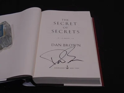 Signed Title Page Dan Brown The Secret Of Secrets US First Edition Davinci Code Foto 1 de 3