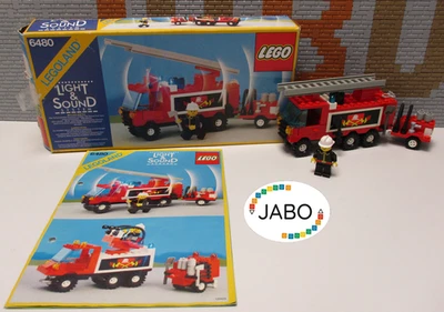 ( AH 3 ) Lego 6480 Hook Ladder Truck Feuer Light & Sound OVP &  BA Feuerwehr - Bild 1 von 4