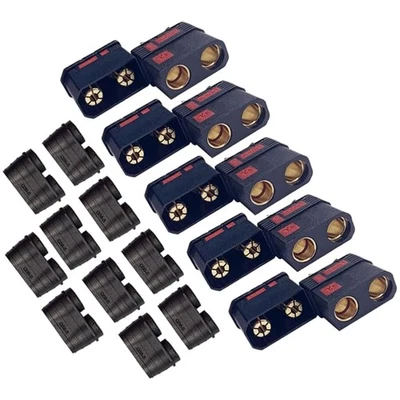 5 Pairs QS8-S Antispark Connectors for 8S & 12S RC Systems - Safe & Durable - Image 1 of 4