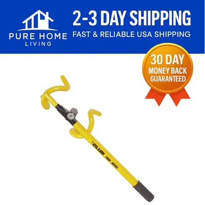 The Club 3000 Twin Hooks Steering Wheel Lock - High Visibility Security Device - Image 1 of 3