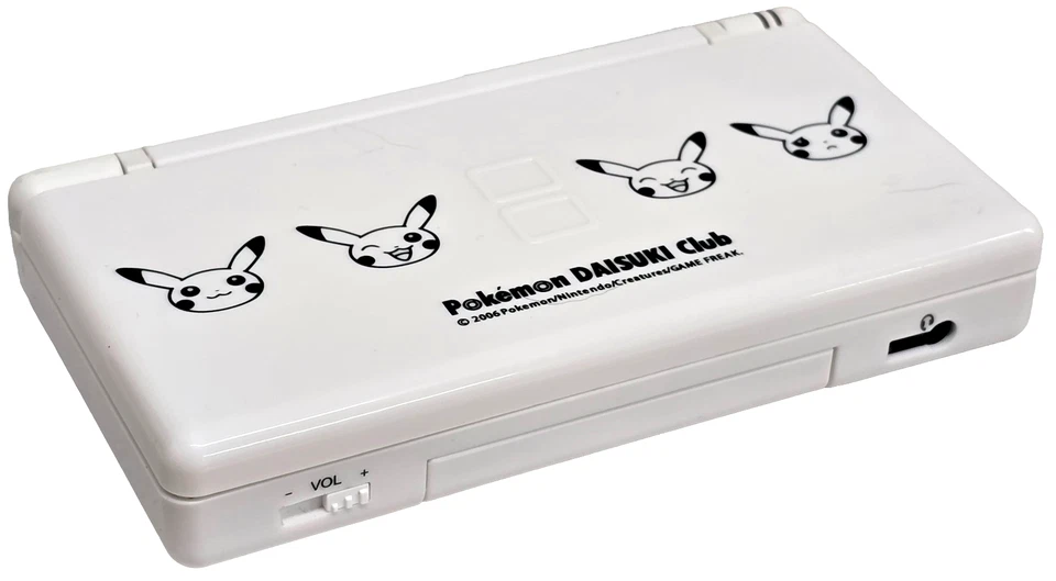 White Pokemon DAISUKI Club Nintendo DS Lite + USB Charger - image 1 of 4