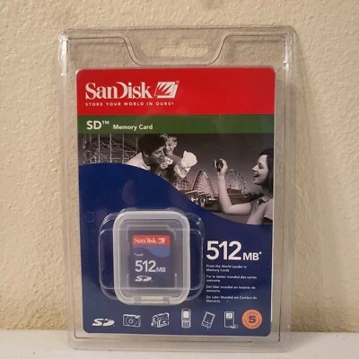 SanDisk 512MB SD Card - SDSDB-512-768 - Image 1 of 2