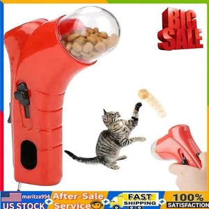 Cat Treat Guns Shooter/Pet Treat Launchers for Cat Dog/Handheld Snack Slinger - Picture 1 of 16