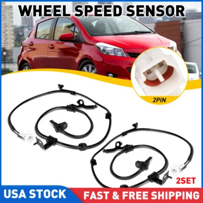4PCS ABS Wheel Speed Sensor Front R & L Fit For 2006-11 Yaris 1.5L Scion xD 1.8L - Image 1 of 4