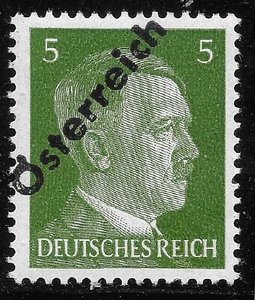 WWII Austria 1945 Provisionals OVPRT "Österreich" HITLER 5pf. MH OG VF - Picture 1 of 2