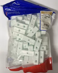100 x Modesty Blocks Mod Block Furniture Kitchen Cupboard Fixing Joint Connector - Picture 1 of 4