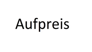 Aufpreis - Bild 1 von 1