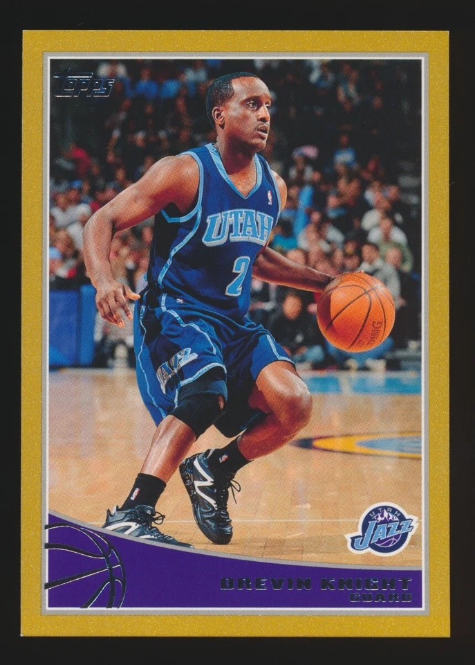 BREVIN KNIGHT 2009-10 TOPPS GOLD BORDER #/2009 *UTAH JAZZ* - Image 1 of 1