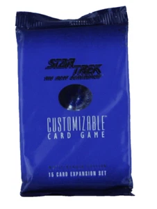 Star Trek Next Generation Customizable Game White Boarder Edition 15 Karten Pack - Bild 1 von 3