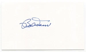 Bob "Bobby" Doerr Signed 3x5 Index Card Autographed MLB Baseball Red Sox HOF - Picture 1 of 2