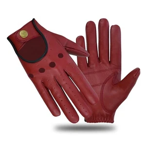 Ladies Gloves Driving Fashion Full Leather Finge E Bike Women Cycling Sheepskin - Picture 1 of 5