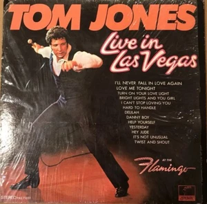 Record Tom Jones- Live In Las Vegas London Records PAS-71031 - Picture 1 of 5