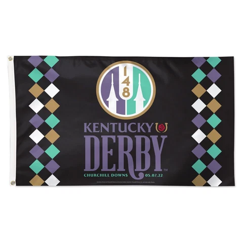 KENTUCKY DERBY 148 CHURCHILL DOWNS 5/7/22 3'X5' DELUXE FLAG NEW WINCRAFT π΄ Cover