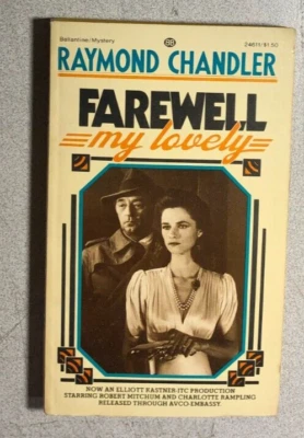 FAREWELL, MY LOVELY by Raymond Chandler (1975) Ballantine movie paperback — 第 1/3 张图片