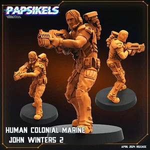 John Winters 2 | Colonial Marine | 32mm scale | Papsikels - Picture 1 of 1