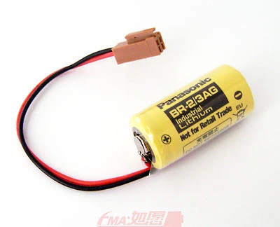 3V BR-2/3AG CR17335 Primary Battery for CNC PLC CMOS Datachip Backup Power - Image 1 of 4