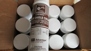 CASE 12 SKIN SHIELD CREAM 18oz ea a-170 Chemax PROTECTION PAINTS DYES CHEMICALS  - Picture 1 of 8