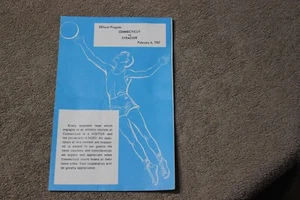 1967 (Feb. 6) UConn v Syracuse 4-page college basketball program - Picture 1 of 3