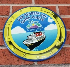 Disney Vacation Club Cruise Line Button Our Members Are Going Places Pin DVC - Picture 1 of 2