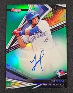 Luis Meza 2022 Bowmans Best AUTO #/99 GRÜN REFRAKTOR SP-Karte #B22-LM - Bild 1 von 8