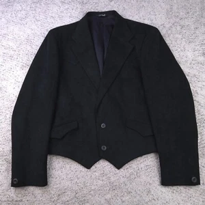 Vintage Circle S Jacket Mens Size 42L Western Ultrasuede Coat Vest Style Blazer - Picture 1 of 18