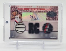 2007-08 Topps Triple Threads Greg Oden RC Auto Triple Patch /50 (RARE)