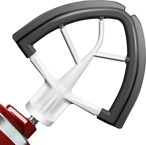Flex Edge Battitore per Kitchenaid 4,5/5 Qt Mixer con Supporto a Testa Inclinabile - Auto-Scrape Sil - Foto 1 di 12