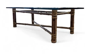 11840-401: Vintage McGuire Bundled Bamboo Coffee Table - Picture 1 of 12