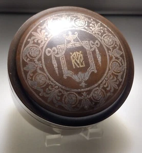 Caja conmemorativa con incrustaciones de cobre de oro esterlina Hotel Pennsylvania NY c.1919 - Imagen 1 de 5