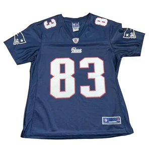 New England Patriots Wes Welker Jersey Men Size Medium NFL PRO LINE Blue - Picture 1 of 9