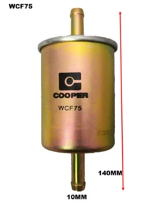 Wesfil Cooper WCF75 Fuel Filter Inline Universal suits 10mm 3/8 lines - Bild 1 von 1