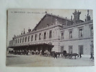Marsylia, La Gare, dworzec kolejowy St.Charles, wozy konne około 1915 roku