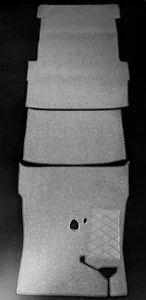 Kompl. Teppichsatz für Citroen AC4 Schlinge teppich in Grau Bj. 1929-1932 - Bild 1 von 1