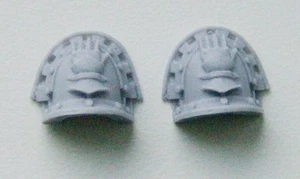 Warhammer 40K x2 Forge World Iron Hands MKIII Iron Armour Shoulder Pads (1) - Picture 1 of 1