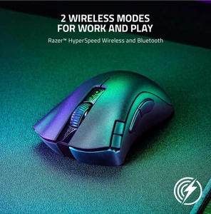 Razer Deathadder V2 X HyperSpeed Mouse Wireless Black 14000dpi 7 Buttons - Picture 1 of 5