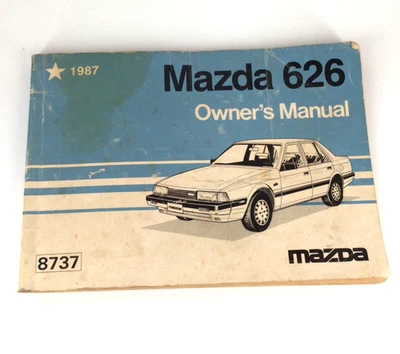 Mazda 626 1987 manual del propietario  Foto 1 de 4