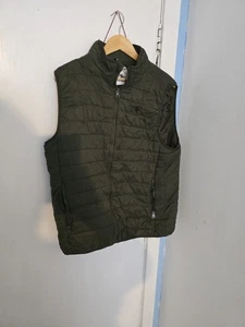 U.S. Polo Assn. Olive Green Quilted Gilet Bodywarmer Vest Size XL - Picture 1 of 4