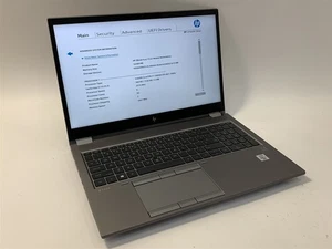 HP ZBook Fury 15 (G7) Laptop i7-10850H 512GB SSD 16GB RAM T2000 - Win 11 Pro - Picture 1 of 9