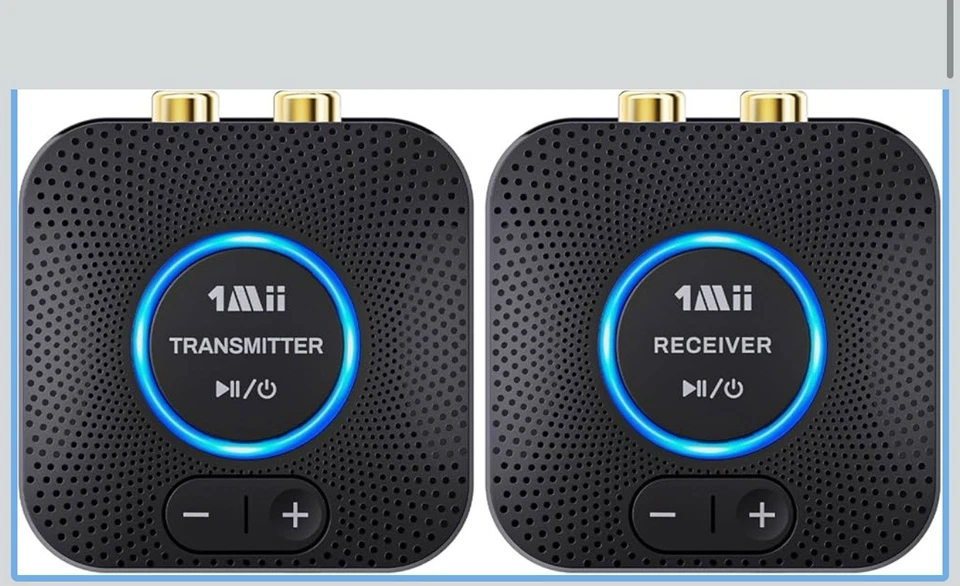 Juego Receptor Transmisor de Audio Inalámbrico 1Mii 2.4GHz para TV, 260Ft/80M Largo Alcance Foto 1 de 4