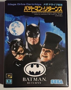 Batman Returns W/box Instruction Mega Drive Cartridge  MD Tested - Picture 1 of 11