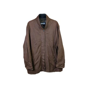 Remy Lammfell Lederjacke Herren Größe 1XB Braun Handarbeit USA Doppelkragen - Bild 1 von 22