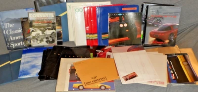 Chevrolet Corvette de los años 80-1990 concesionario ventas-folletos de sala de exposición-33x-¡BELLEZA-MIRA! Foto 1 de 4