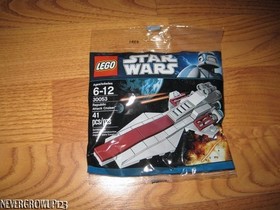 LEGO STAR WARS~41 PC REPUBLIC ATTACK CRUISER POLYBAG 30053~NIP