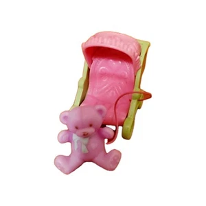 Loving Family Stroller With Teddy Bear Pink Fisher Price - Picture 1 of 6